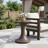 Zuo Modern Arka Side Table Brown