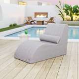 Zuo Modern Luanda Chaise Lounge Gray