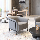 Zuo Modern Burry Accent Chair Slate Gray