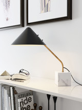 Zuo Modern Pike Table Lamp Black & White