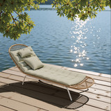 Zuo Modern Skim Chaise Lounge Multicolor