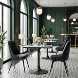 Zuo Modern Spot Bistro Table Gray & Black