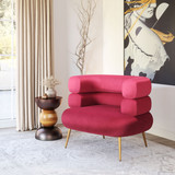 Zuo Modern Arish Accent Chair Red