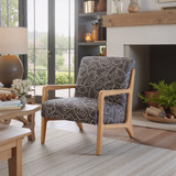 Zuo Modern Runa Accent Chair Gray & Natural