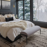 Zuo Modern Glatt Bench Gray