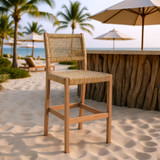 Zuo Modern Corde Barstool Beige