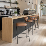 Zuo Modern Rorun Barstool (Set of 2) Brown