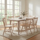 Zuo Modern Roms Dining Table Whitewashed