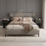 Zuo Modern Dusa King Bed Olive Brown