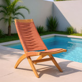 Zuo Modern Rova Lounge Chair Terracotta