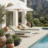 Zuo Modern Lychee Chaise Lounge Green