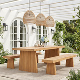 Zuo Modern Nimone Bench Natural