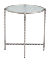 Zuo Modern Vetro Side Table Silver