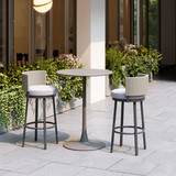 Zuo Modern Midnight Wave Barstool White