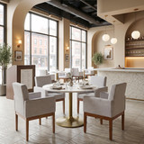 Zuo Modern Senzil Dining Chair Ivory