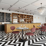 Zuo Modern Novi Dining Chair (Set of 2) Maroon Brown