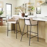 Zuo Modern Bremor Barstool Beige