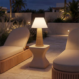 Zuo Modern Palmia Solar Table Lamp Natural