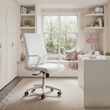 Zuo Modern Jett Low Back Office Chair White