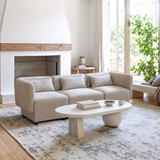 Zuo Modern Simu Middle Chair Dune Greige