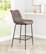 Zuo Modern Byron Counter Stool Brown