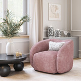 Zuo Modern Tallin Accent Chair Mauve Pink