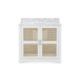 Villa & House - Ariel 2-Door Cabinet with 36" Marble Vanity Top