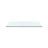 Villa & House - Morris Desk Glass Top, Clear