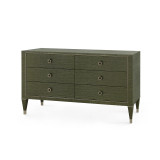 Villa & House - Morris Extra Large 6-Drawer, Deep Olive