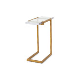 Villa & House - Hudson Accent Table, Gold Leaf