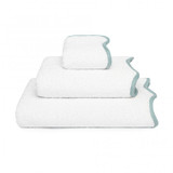 Portobello Scalloped Towel BLACK 15026 by Graccioza