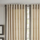 Cloud9 Design Zia Beige and Grey Wheat Linen Panel