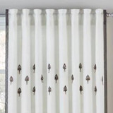 Cloud9 Design Jeweled Ivory Linen Panel