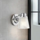 Lucas + McKearn Hudson 1 Light Bath Light in Polished Chrome