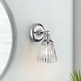Lucas + McKearn Keynes 1 Light Bath Light in Polished Chrome