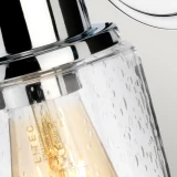 Lucas + McKearn Morvah 1 Light Bath Light in Polished Chrome 