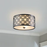 Lucas + McKearn Arabella Flush Mount in Black