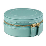 WOLF x Fiona Howard Sophia Round Zip Case in Jade Fruit Botanical