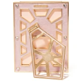 Jay Strongwater Lavinia 4" x 6" Crystal Picture Frame in Pale Pink