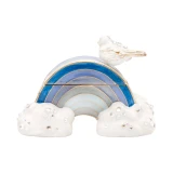 Jay Strongwater Jordan Blue Rainbow Crystal Keepsake Box