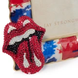 Jay Strongwater Rolling Stones 5" x 7" Crystal Picture Frame