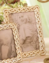 Jay Strongwater Liam Braided 8" x 10" Picture Frame