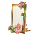 Jay Strongwater Cindy 5" x 7" Peony Picture Frame