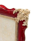 Jay Strongwater Heather Ruby 5" x 7" Crystal Picture Frame