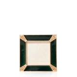 Jay Strongwater Leland Pave Corner Green 2" Crystal Picture Frame