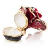 Jay Strongwater Rosalie Night Bloom Rose Box