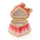 Jay Strongwater Emma Mini Heart and Butterfly Box - Red
