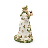 Jay Strongwater Floral Santa Claus Statue - Golden