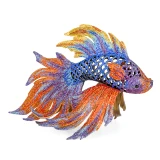 Jay Strongwater Namoko Fighting Fish Figurine - Overstoned