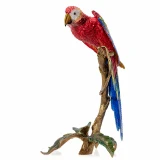 Jay Strongwater Skylar Red Macaw Figurine